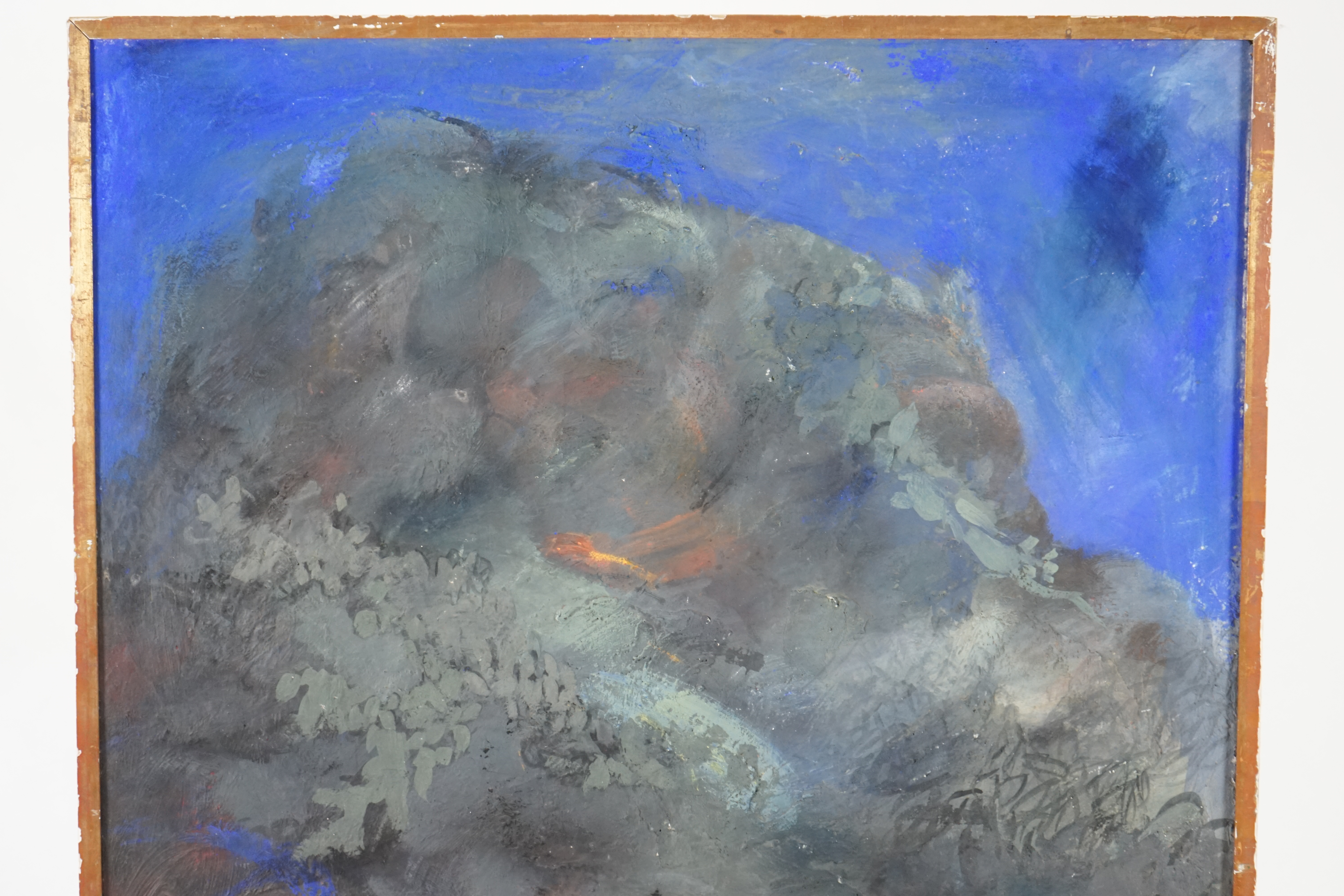 Anthony Fry (British, 1927-2016), Untitled landscape, impasto oil on board, 167 x 121cm